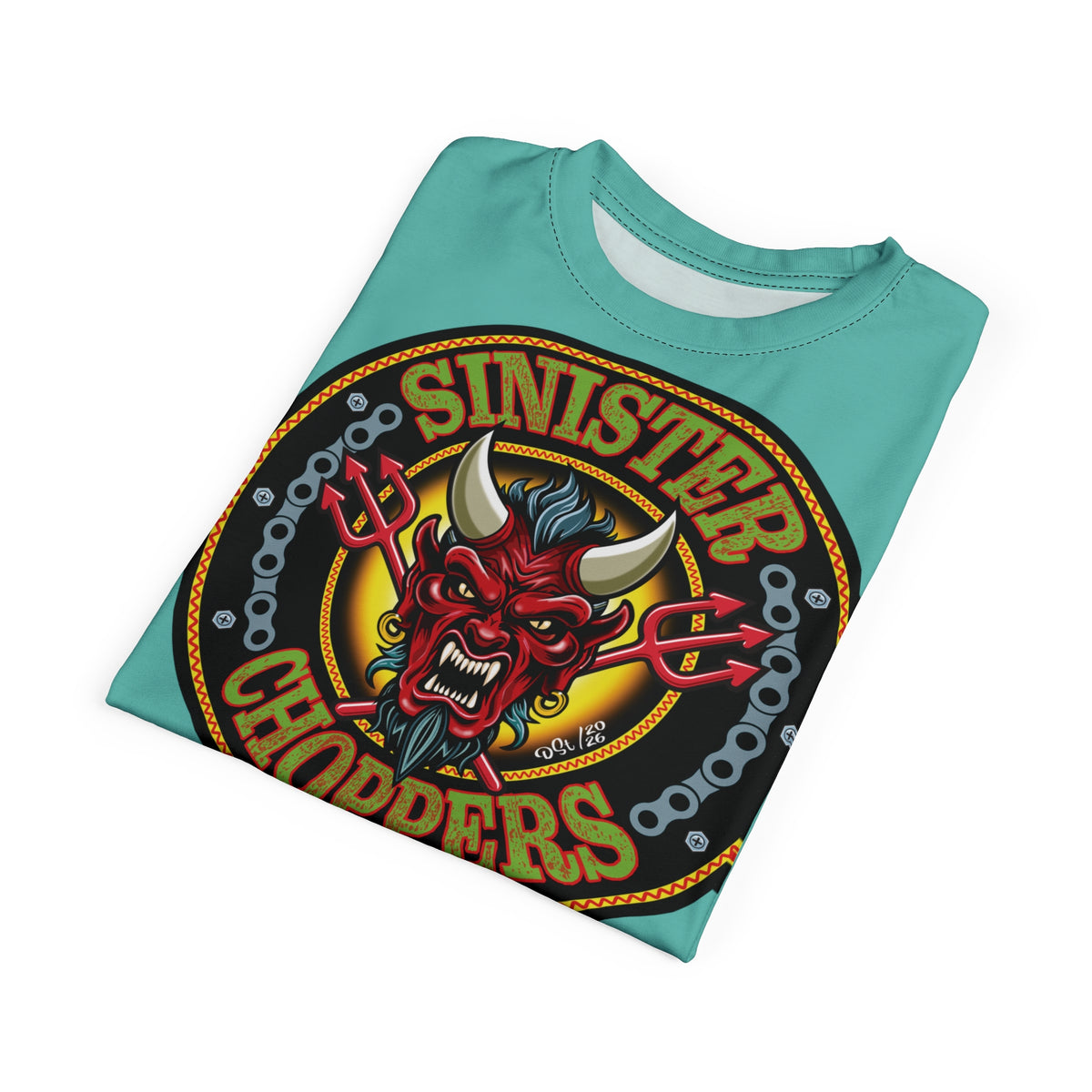Sinister Choppers BLACKHAWK MIAMI SPECIAL SUPER T— Ride Cool, Look Cool in our Best Super Tee