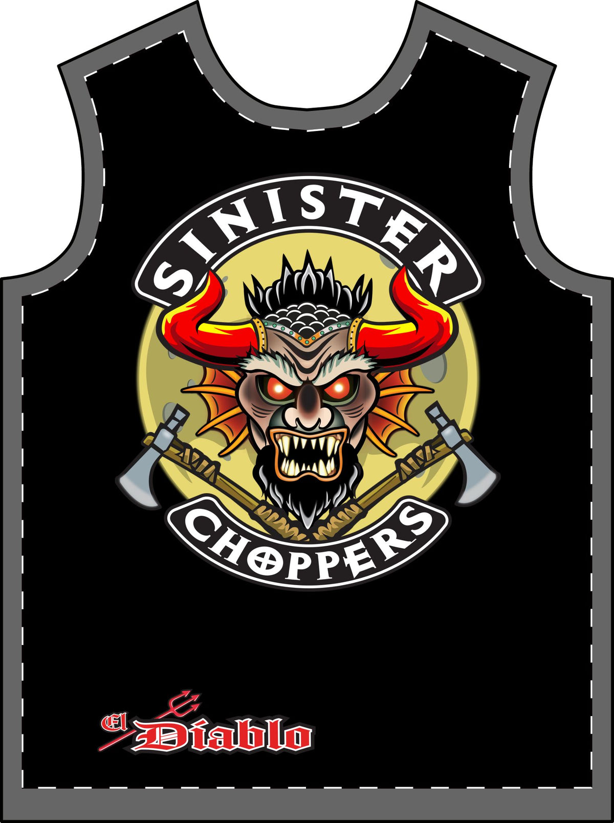 EZee Ryder Sinister Choppers Beast Men's T-Shirt