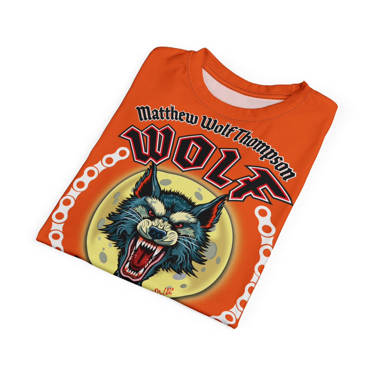 MWT Wolf Custom Motorcycles Super Tee — Viciously Cool High Performance Motorcycle Riding Shirt