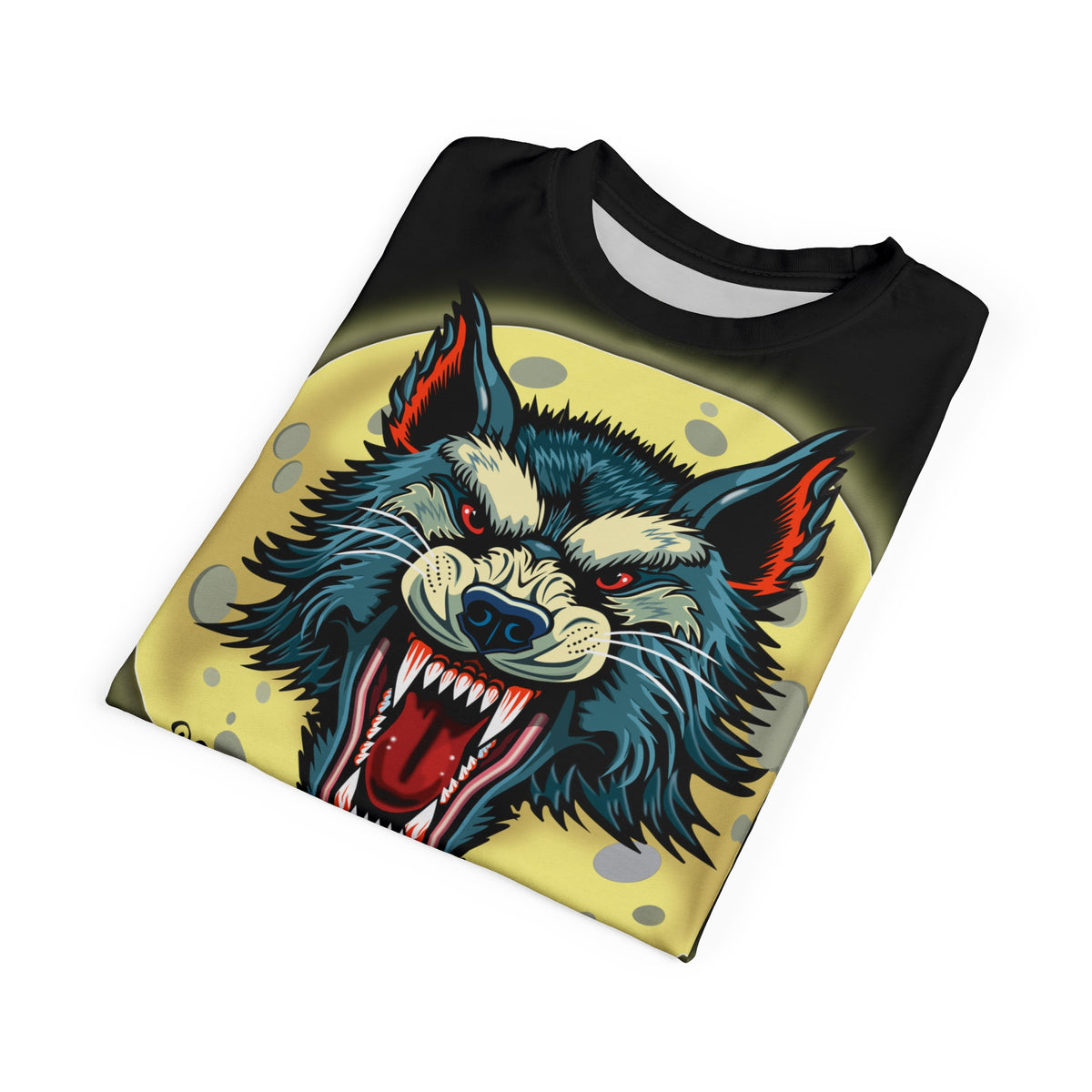 MWT Wolf Custom Motorcycles Super Riding Tee — Viciously Cool High Performance Motorcycle Riding Shirt