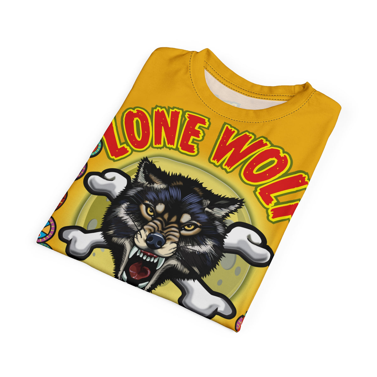 Lone Wolf Nomad HiViz Super Tee - Special Design for Independent No Club Riders