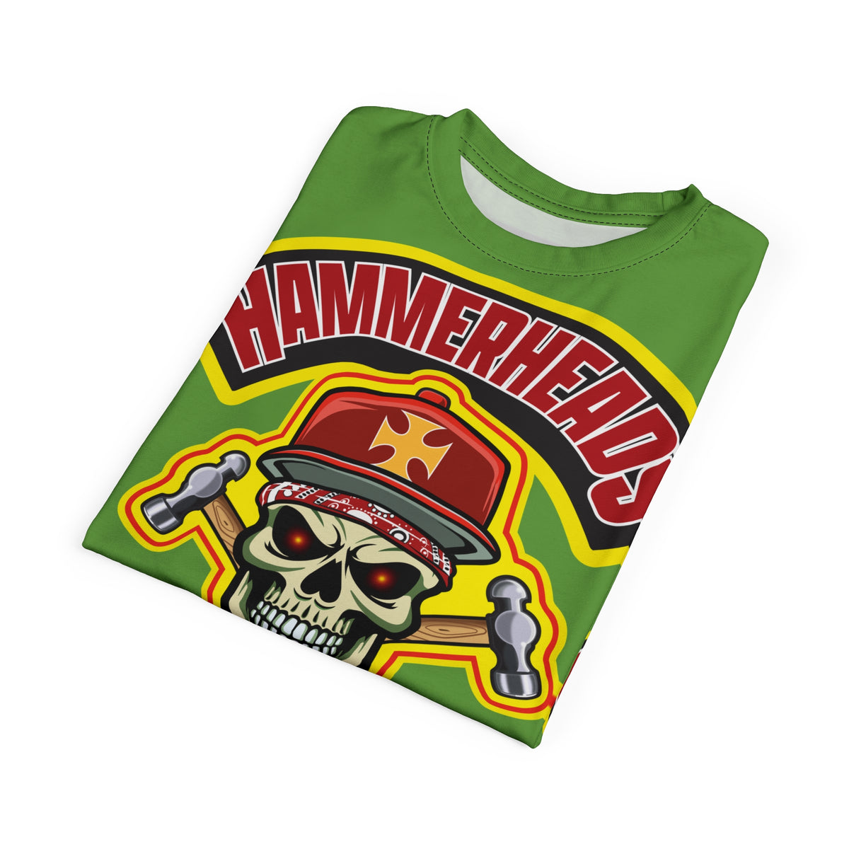 Hammerheads Union Local 13 HiViz Super Tee - Rough Tough Bad Attitude Motorcycle Riding Tee