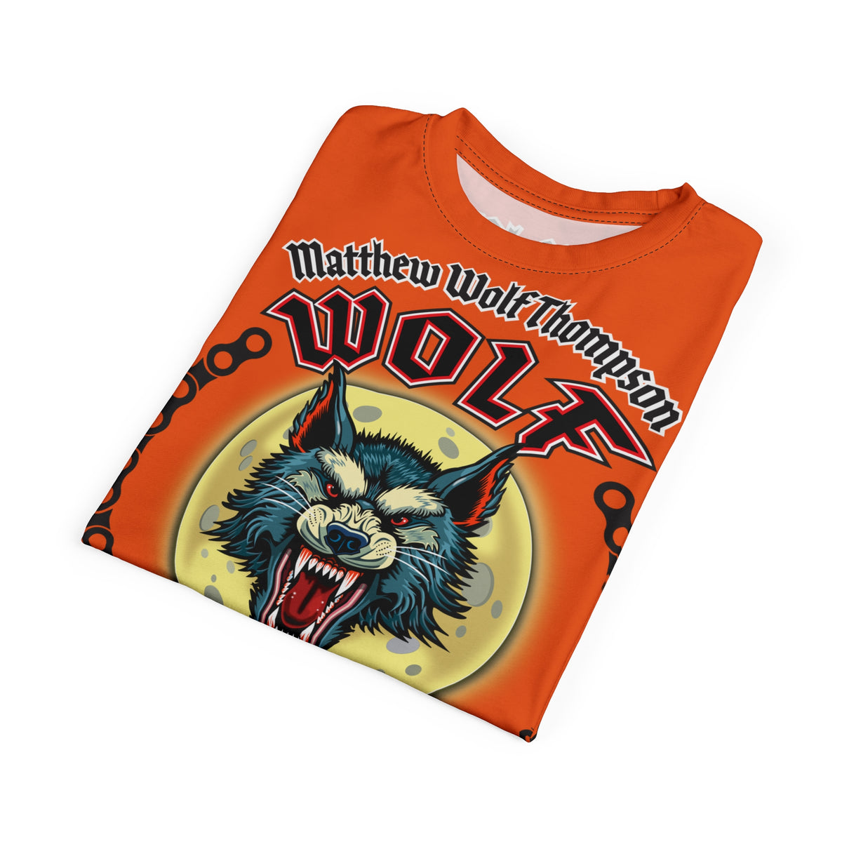 MWT Wolf Customs Motorcycles Super Tee — Viciously Cool High Performance Motorcycle Riding Shirt
