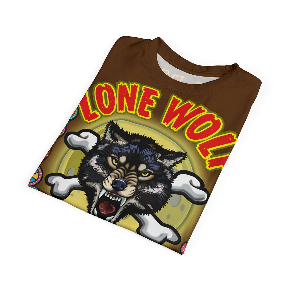 Lone Wolf Nomad HiViz Super Tee - Special Design for Independent No Club Riders