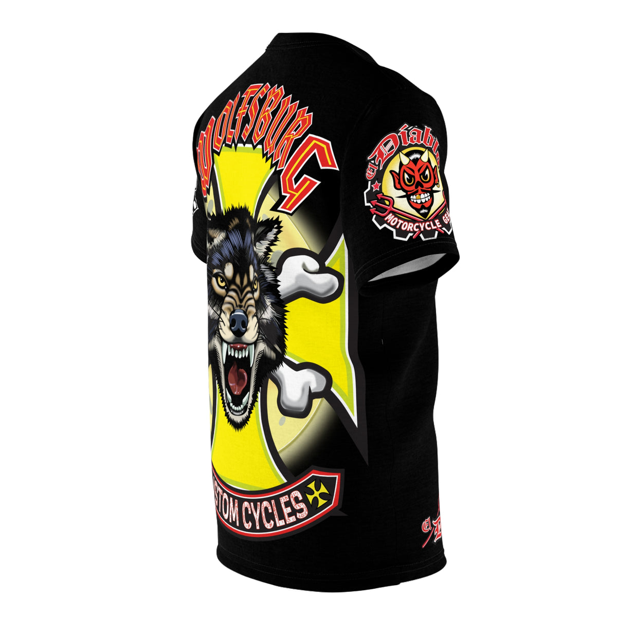 Wolfsburg Custom Cycles - HiViz, High Comfort and Performance Riding Tee Shirt