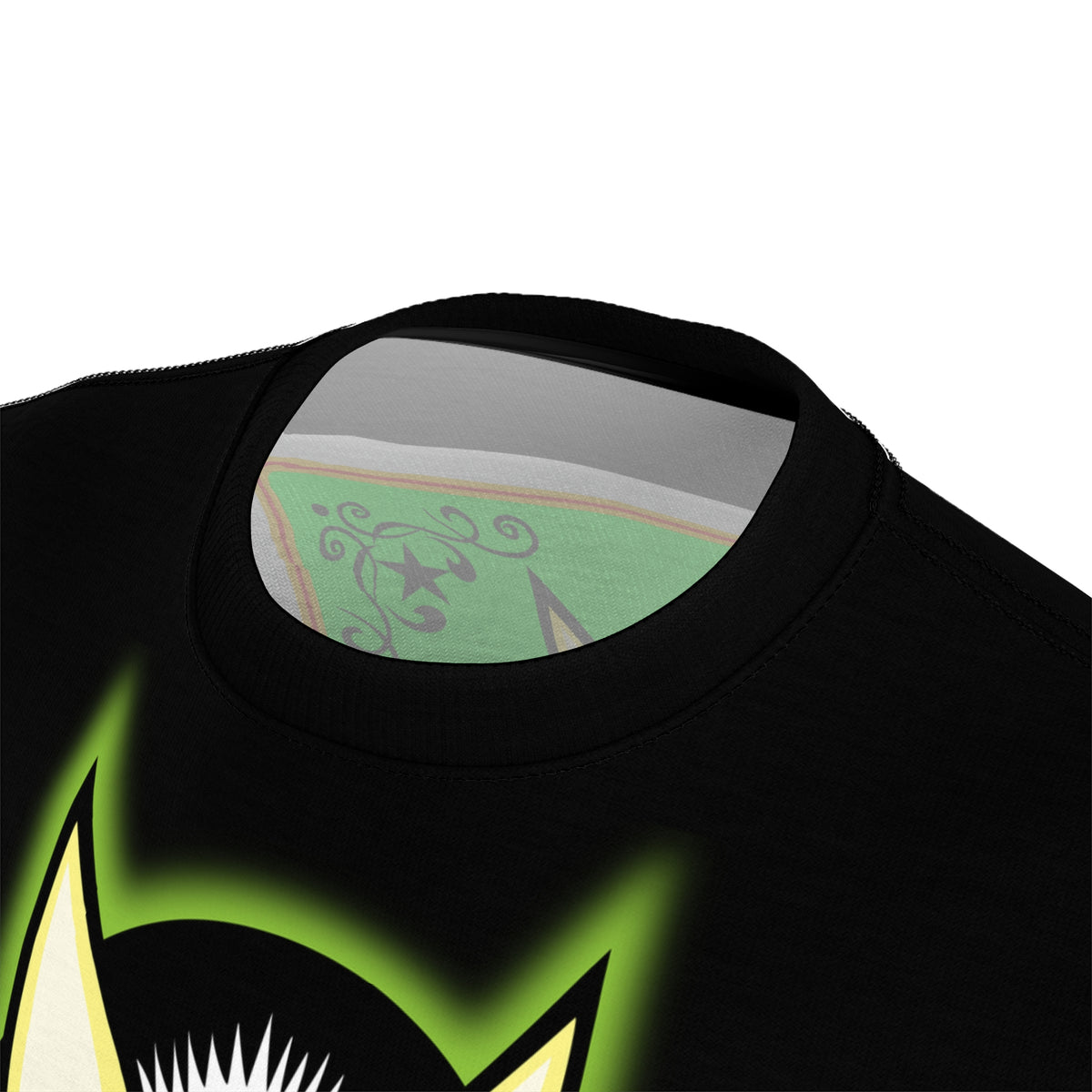 El Diablo Night Ryder HiViz Super Tee, Huge HiViz Back Graphic, See & be seen !!!