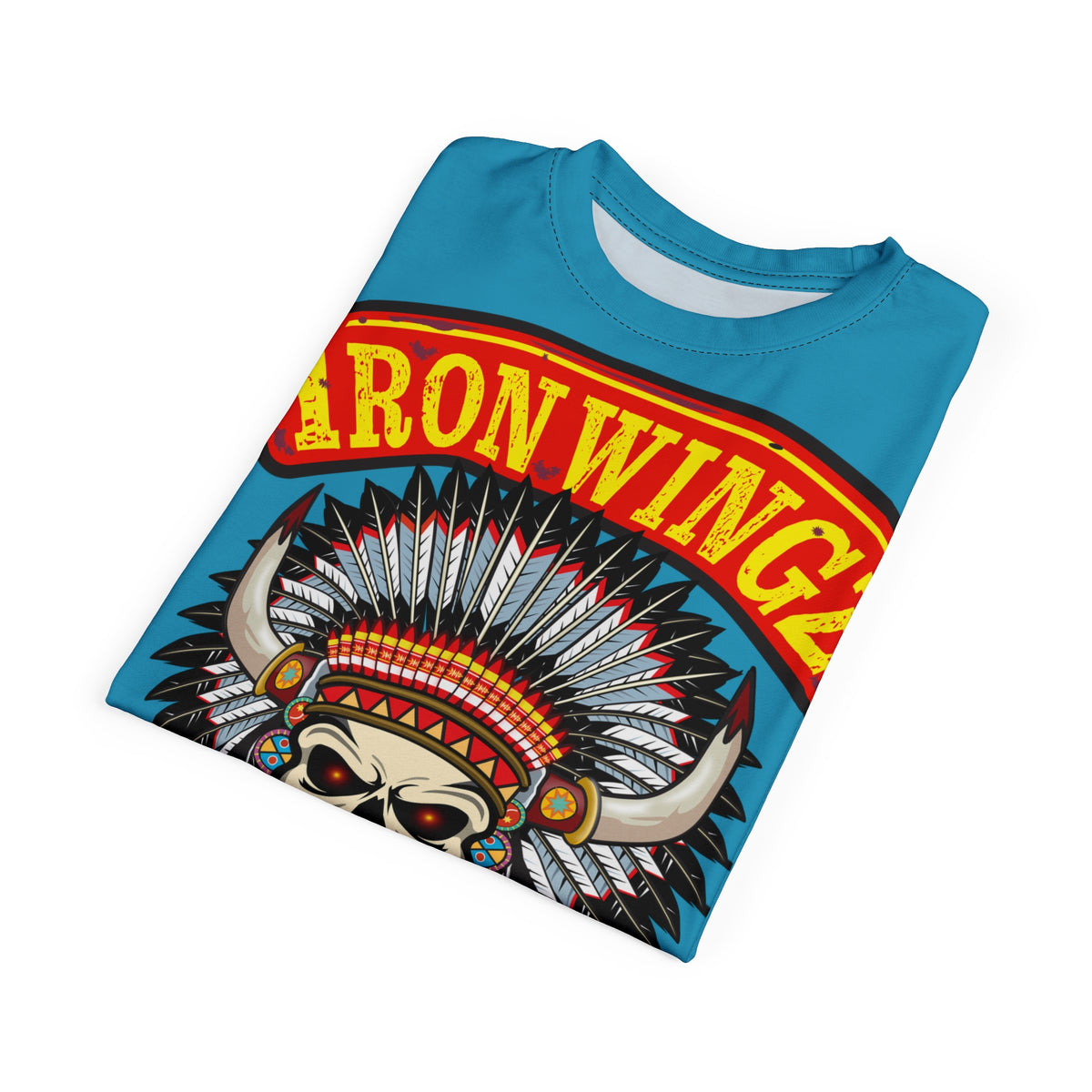 Iron Wingz Garage HiViZ Motorcycle Rider Super Tee