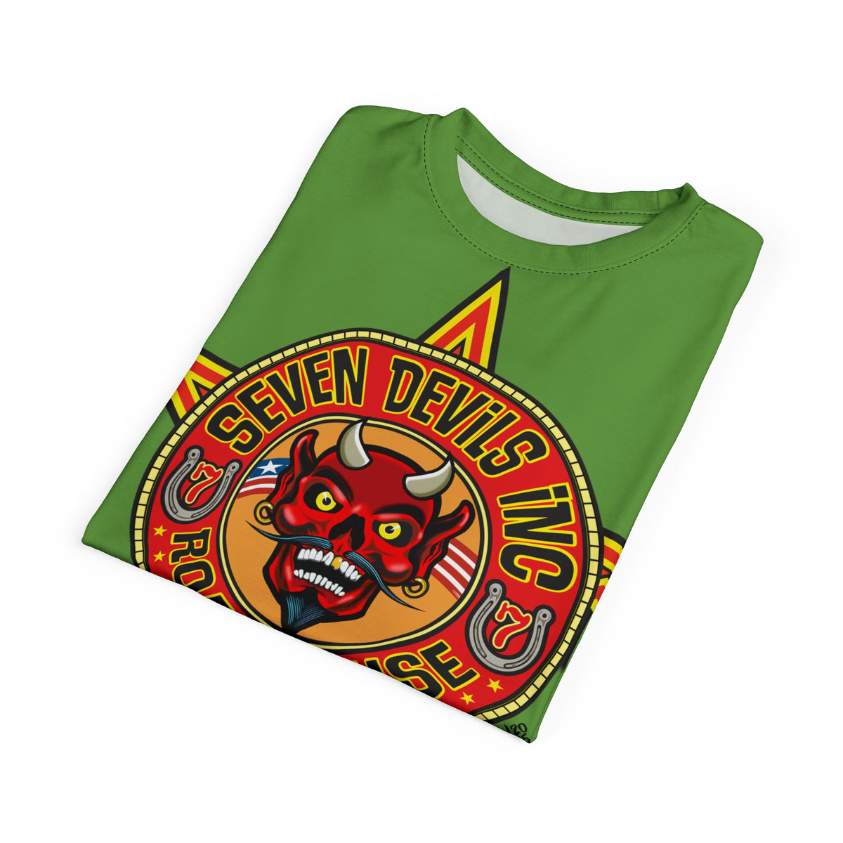 Seven Devils Inc. Roadhouse HiViz Graphic Tee - Motorcycle Custom Riding Super Tee
