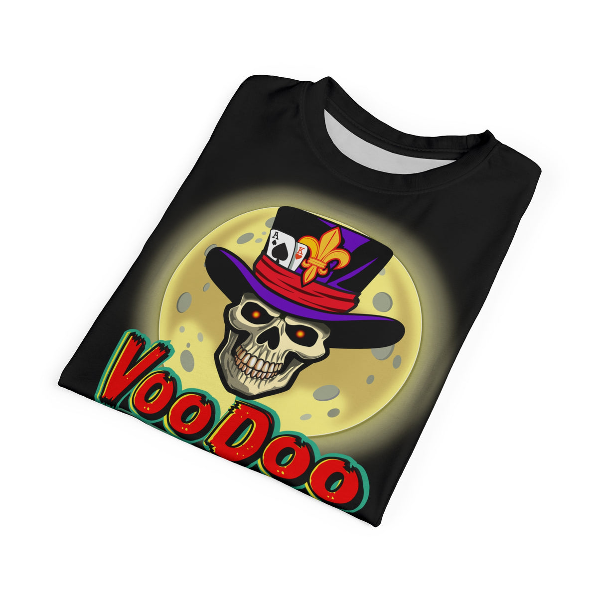 VooDoo Custom Motorcycles HiViz Unisex Graphic Biker Tee