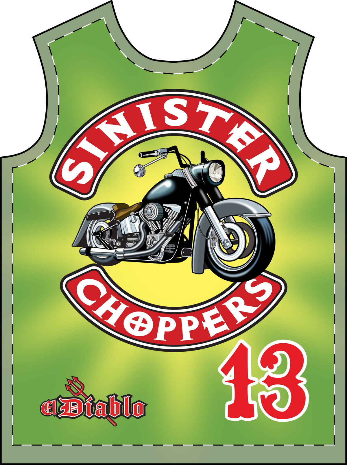 EZee Ryder Sinister Choppers Cool Riding T-Shirt