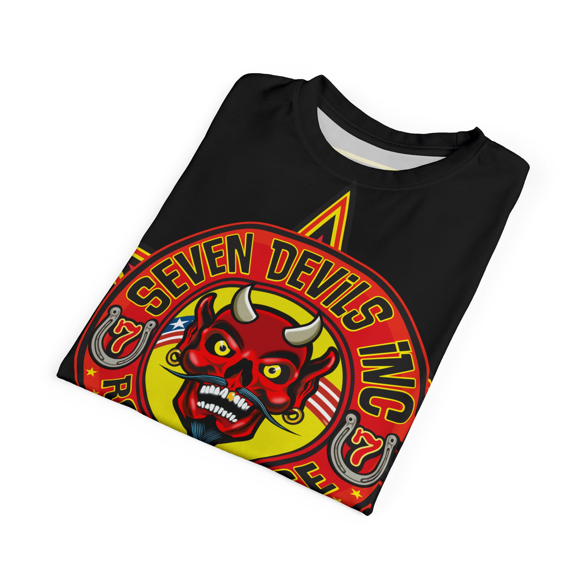 Seven Devils Inc. Roadhouse HiViz Graphic Tee - Motorcycle Custom Riding Super Tee