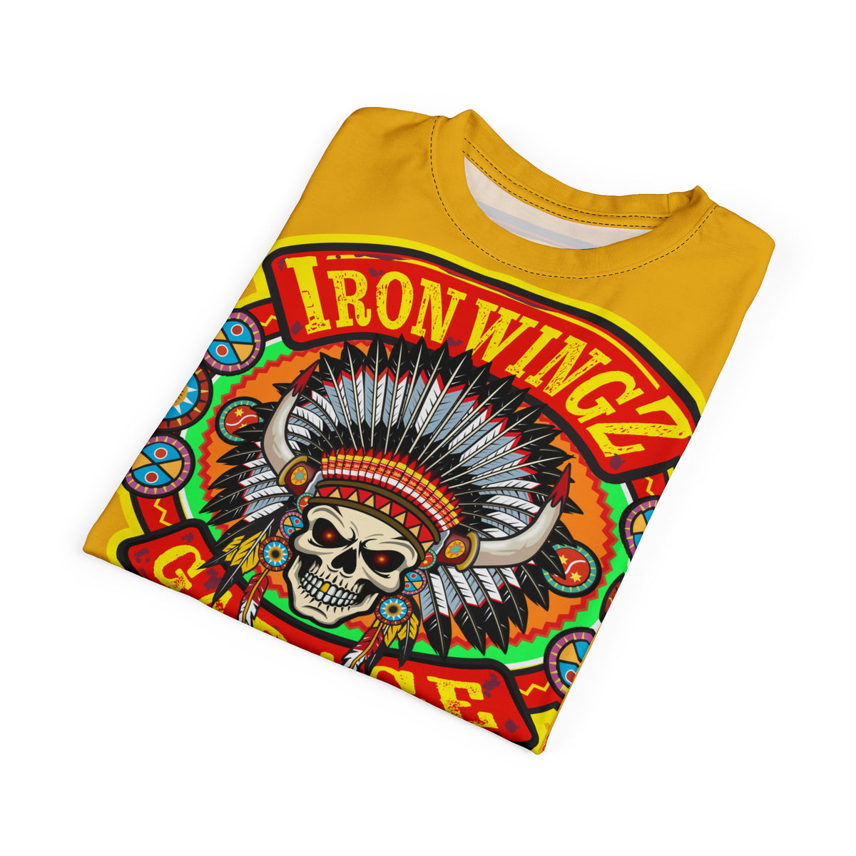 Iron Wingz Garage HiViZ Motorcycle Rider Super Tee