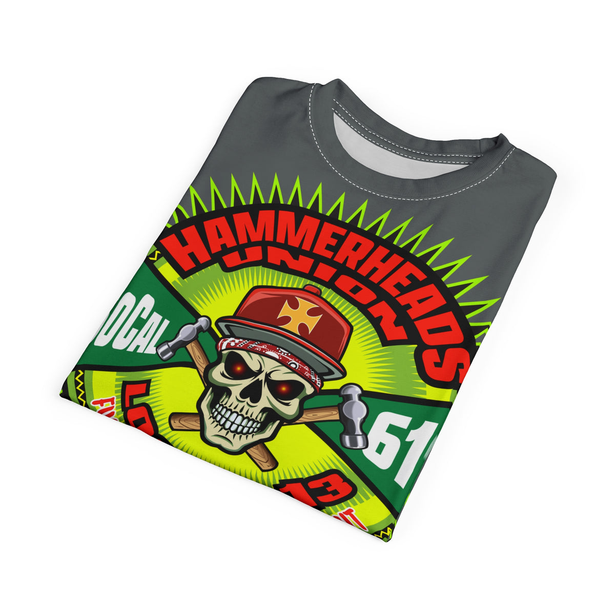 Hammerheads Union Local 13 - Custom Motorcycle Riding Tee Shirt _ Super Comfort and Fit