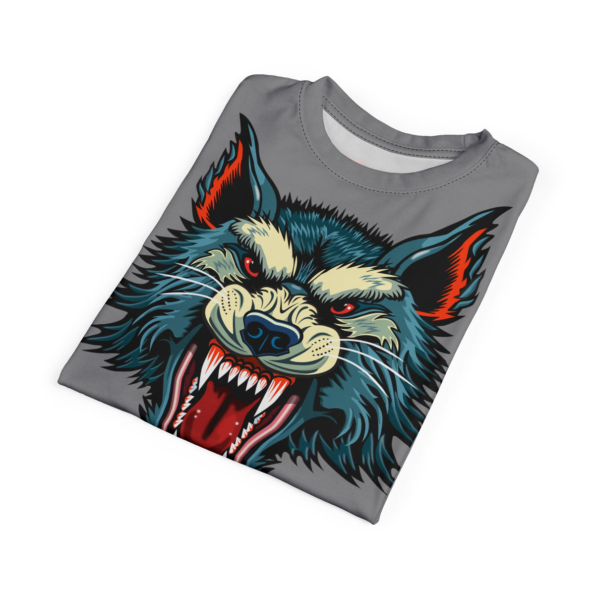 MWT Wolf Custom Motorcycles Super Tee — Viciously Cool High Performance Motorcycle Riding Shirt