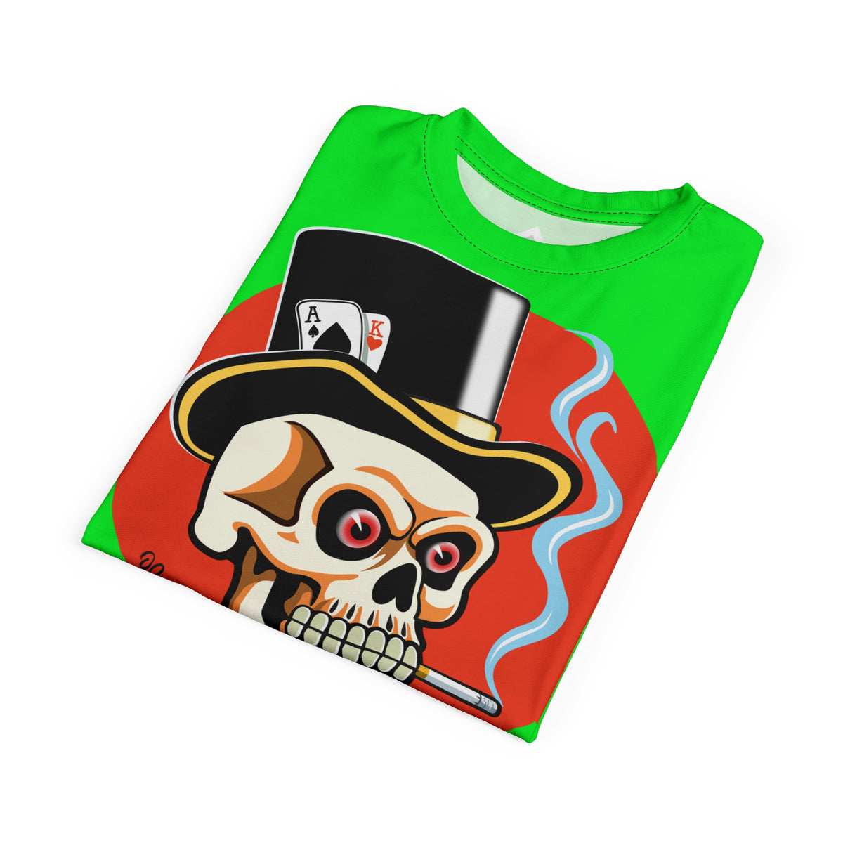 VERY SPECIAL Tip Top Tavern Dive Bar -HiViZ Lumina Green Super Riding Tee (*Limited Edition) - Florida's Best Dive Bar, Bikes Beers Babes & Bros. - Honouring Biker Bars