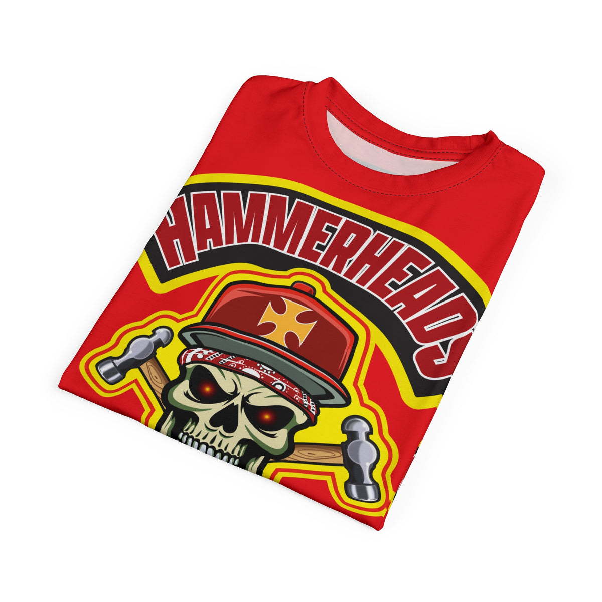 Hammerheads Union Local 13 HiViz Super Tee - Rough Tough Bad Attitude Motorcycle Riding Tee