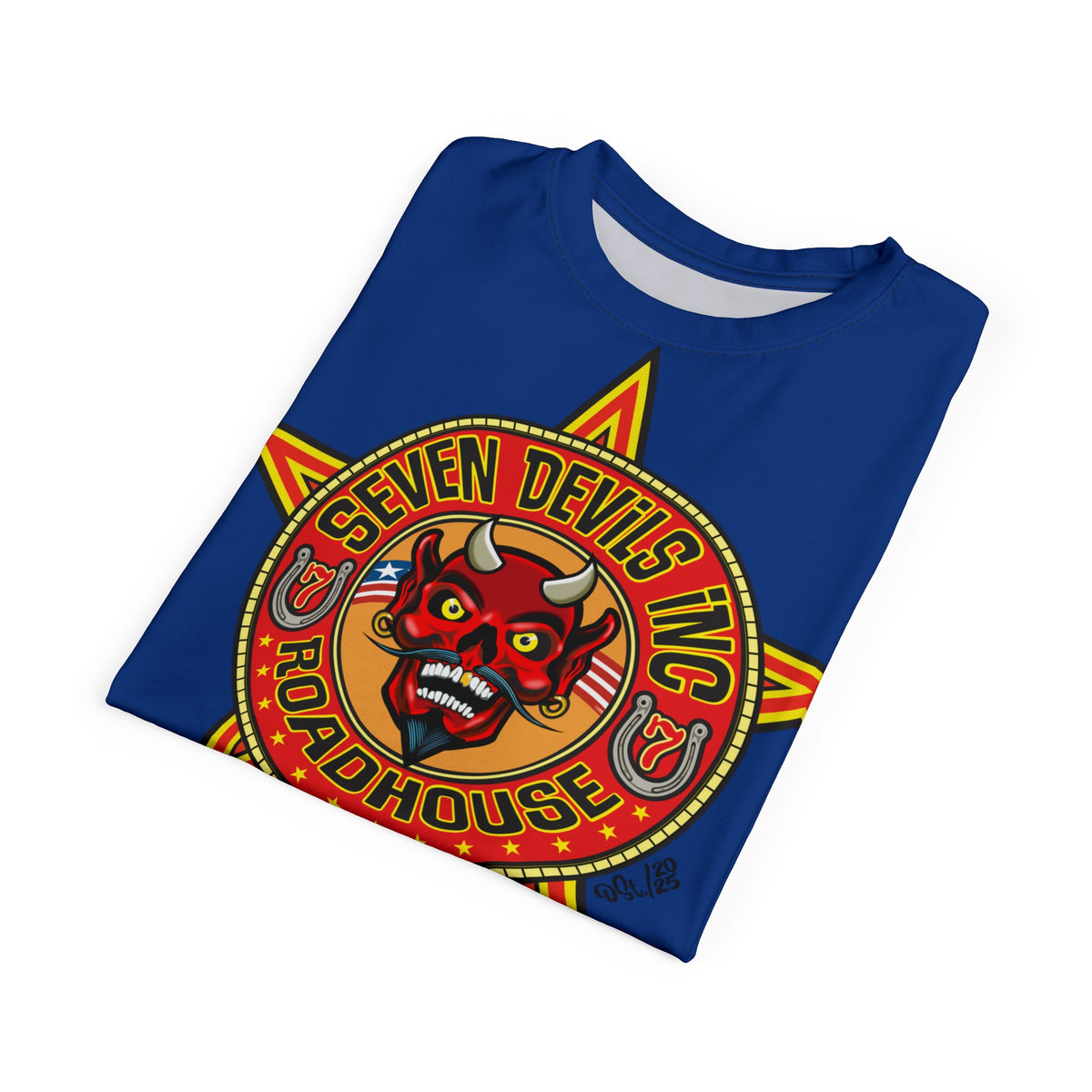 Seven Devils Inc. Roadhouse Graphic Tee - Motorcycle Custom Riding Super Tee