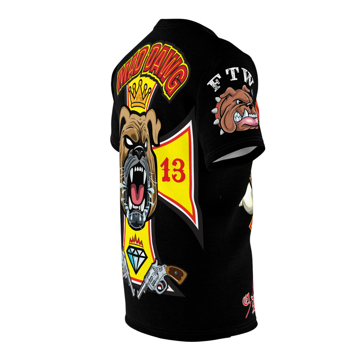 MadDawg Ultimate Hiviz Motorcycle Riding Tee Shirt