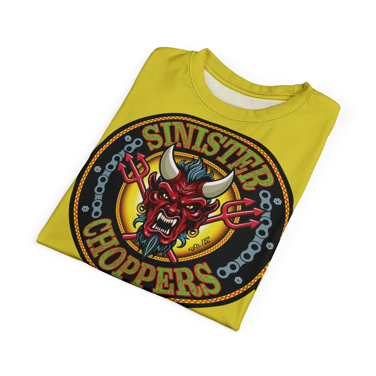 VERY Special HIVIZ Sinister Choppers BIG D SUPER T— Ride Cool, Look Cool in our Best Super Tee