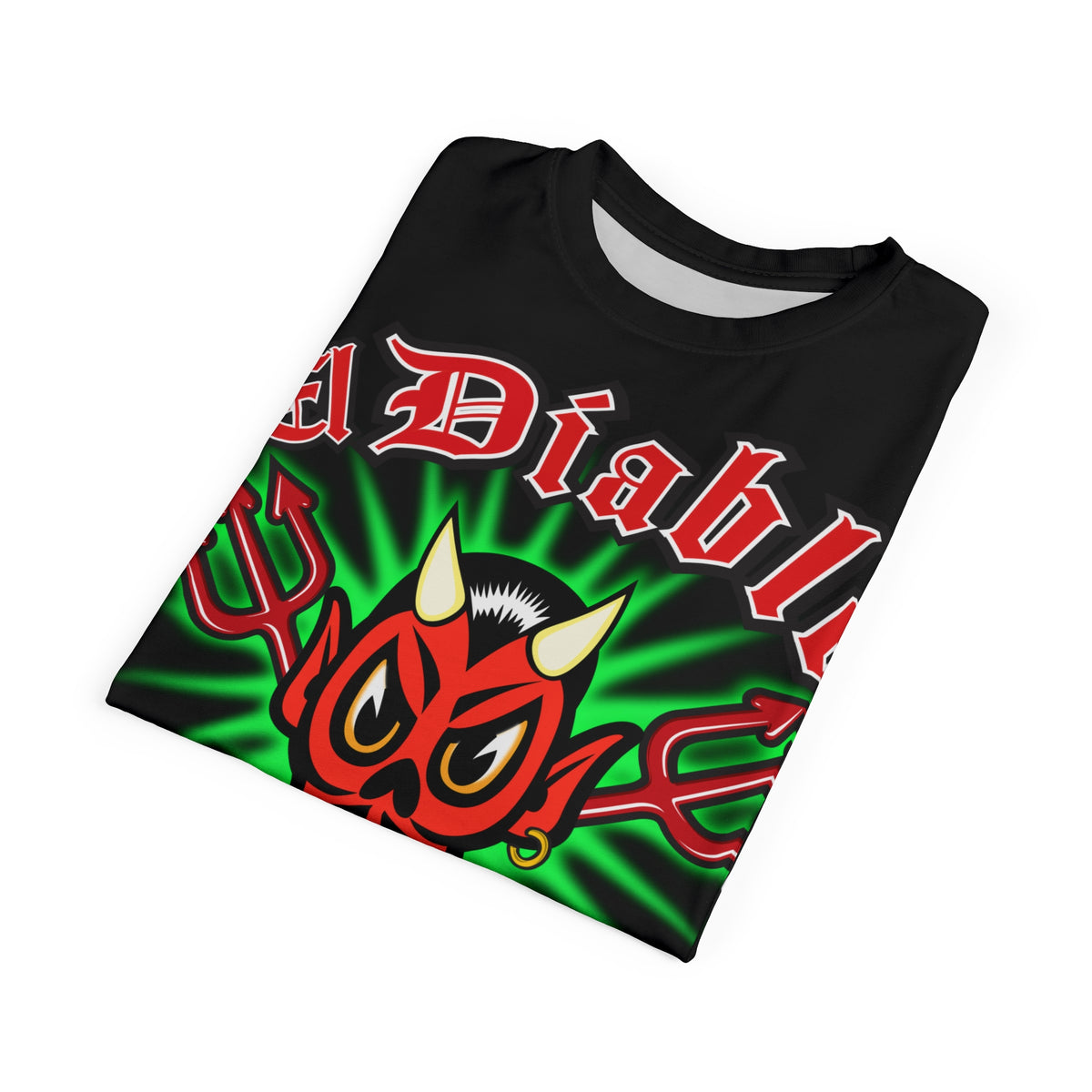 El Diablo Brand Hiviz Unisex Motorcycle Riders Super Tee