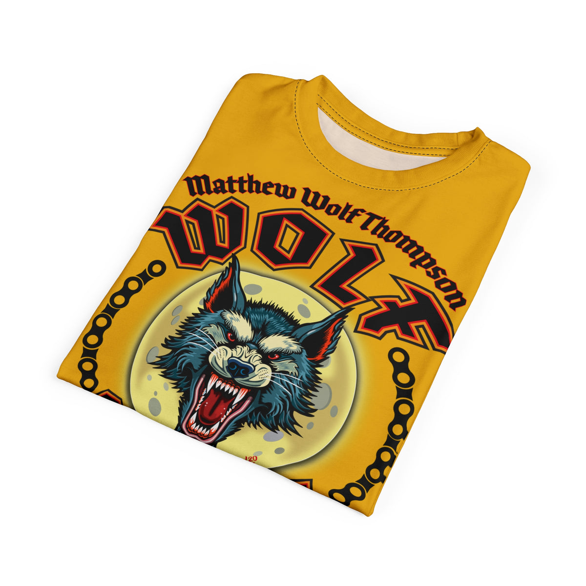 MWT Wolf Custom Motorcycles Super Tee — Viciously Cool High Performance Motorcycle Riding Shirt