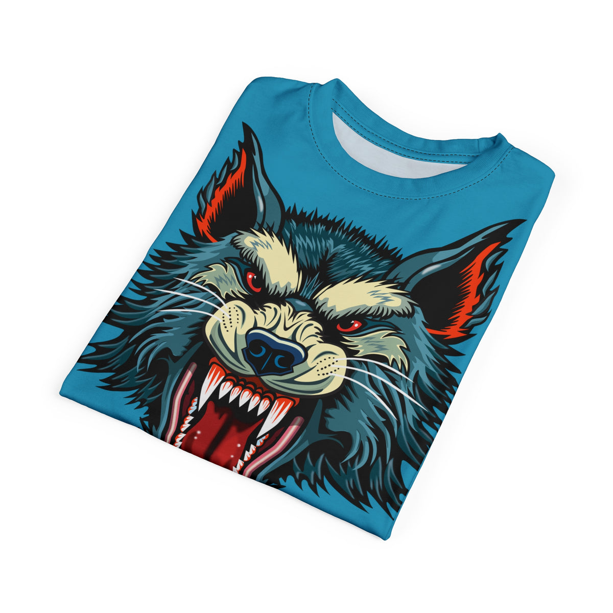 MWT Wolf Custom Motorcycles Super Tee — Viciously Cool High Performance Motorcycle Riding Shirt