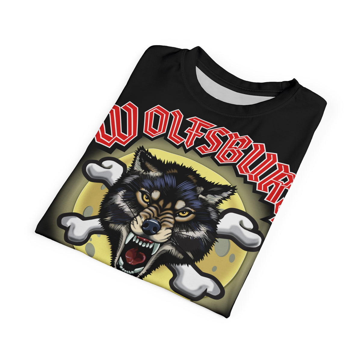 Wolfsburg Custom Cycles HiViz Graphic Super Tee for Bikers