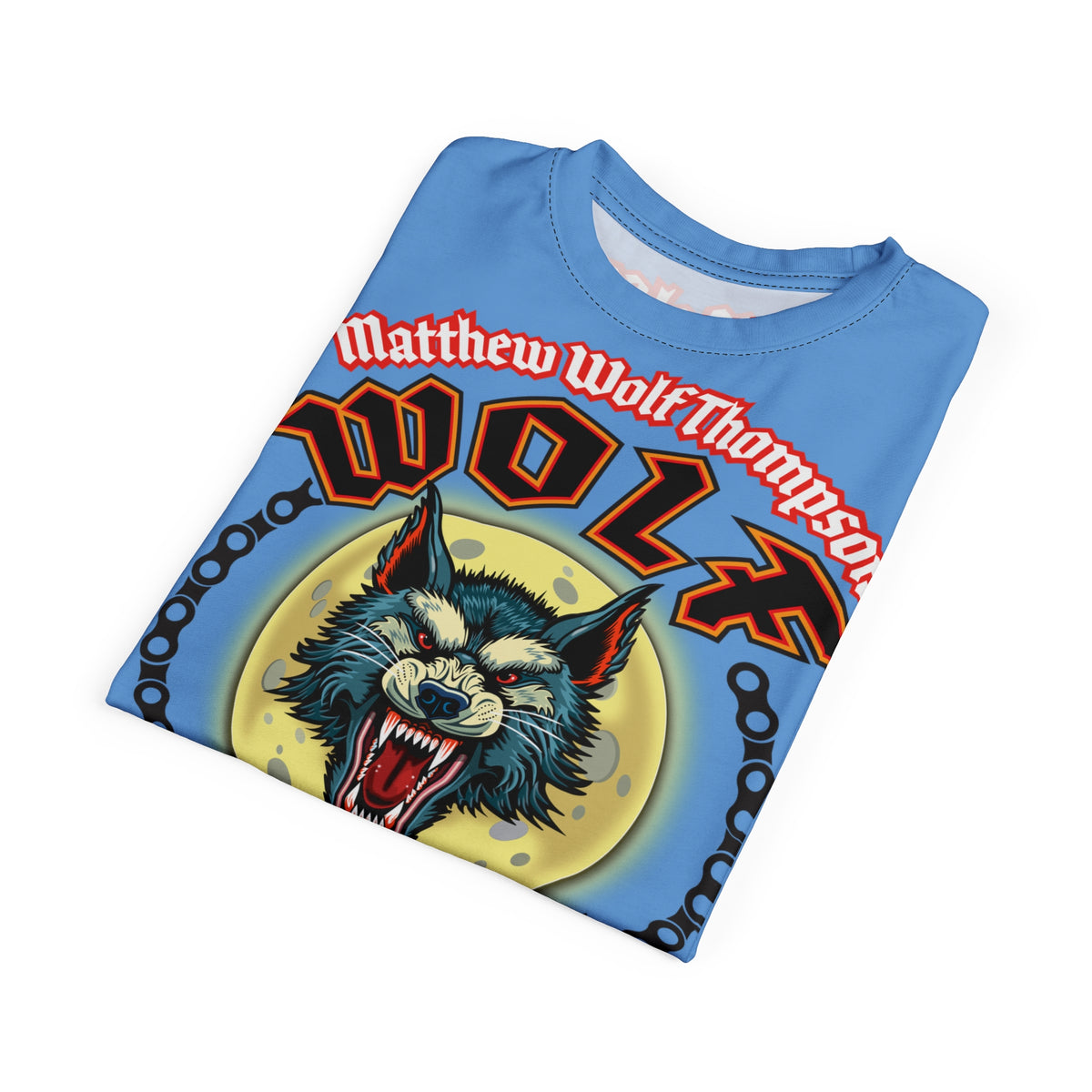 MWT Wolf Customs Motorcycle Super Tee — Viciously Cool High Performance Motorcycle Riding Shirt