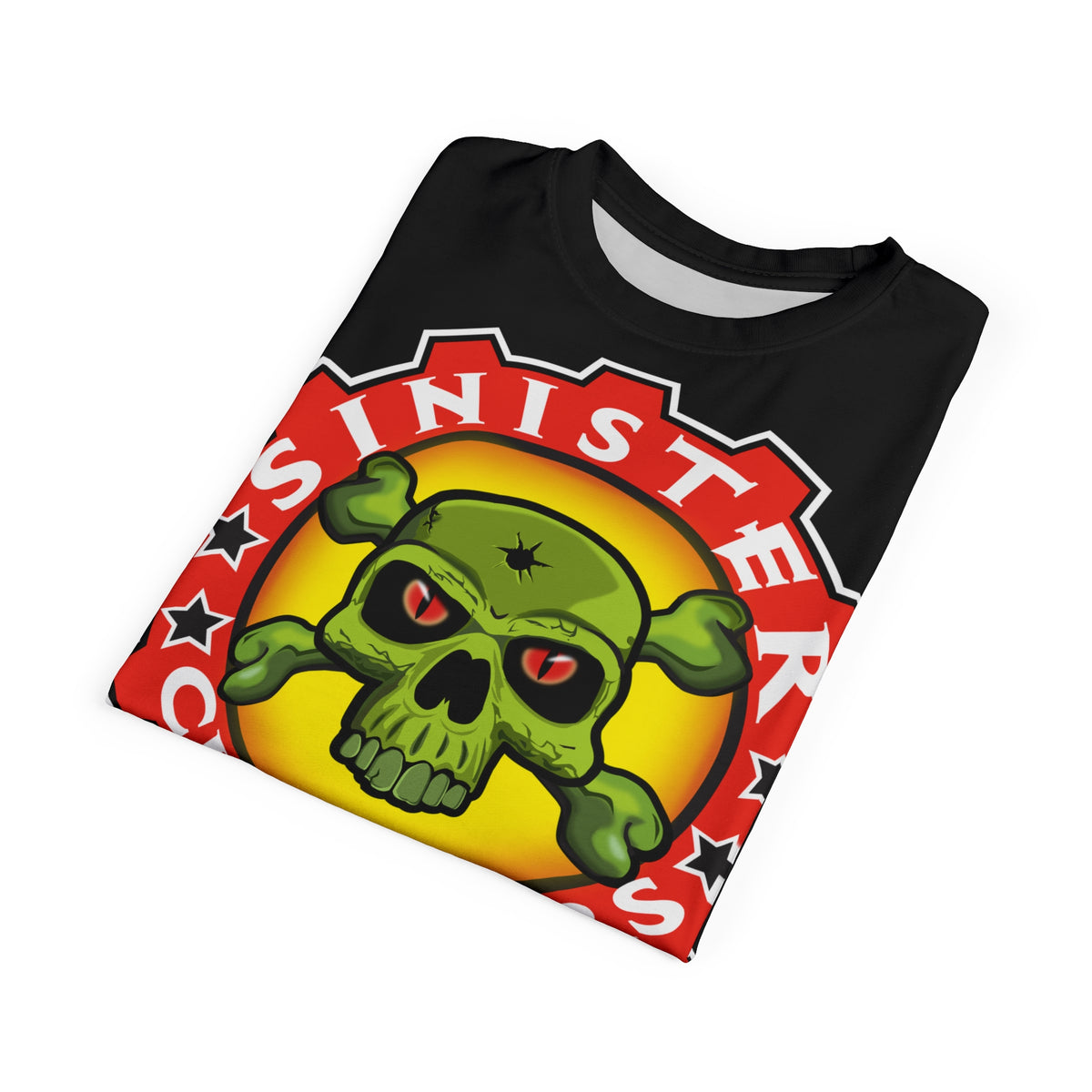 Sinister Choppers - BAD in BLACK - HiViz Custom Super Tee - High Performance Riding Wear
