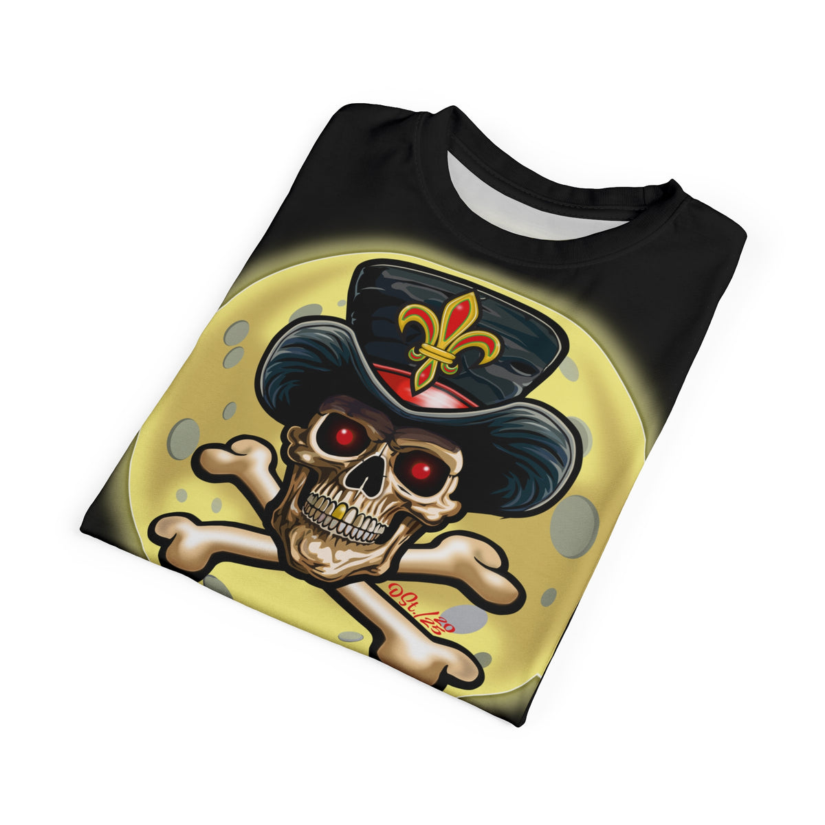 Voodoo Customs Tie Dye Blast Graphic Tee – Edgy Style for Bikers