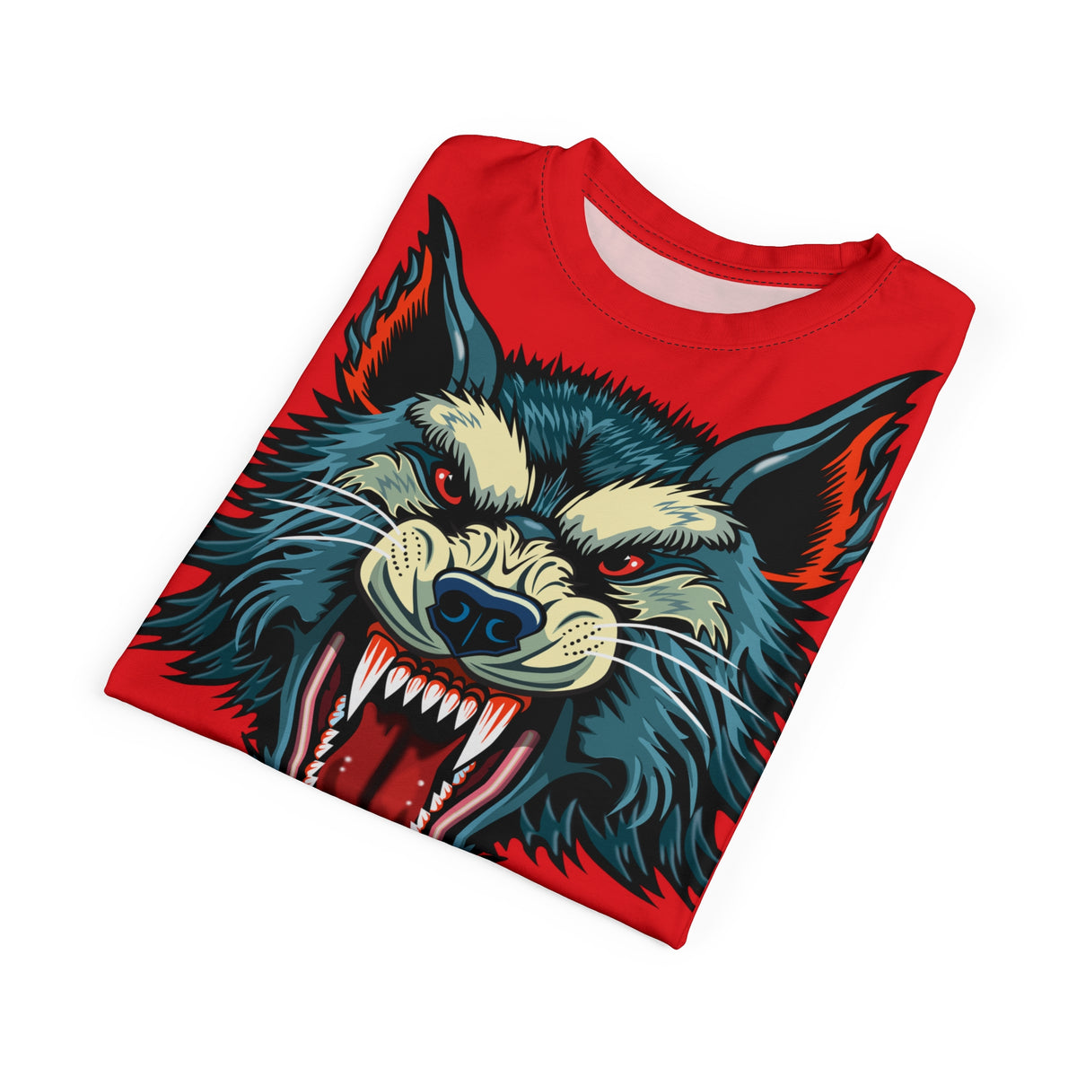 MWT Wolf Custom Motorcycles Super Tee — Viciously Cool High Performance Motorcycle Riding Shirt