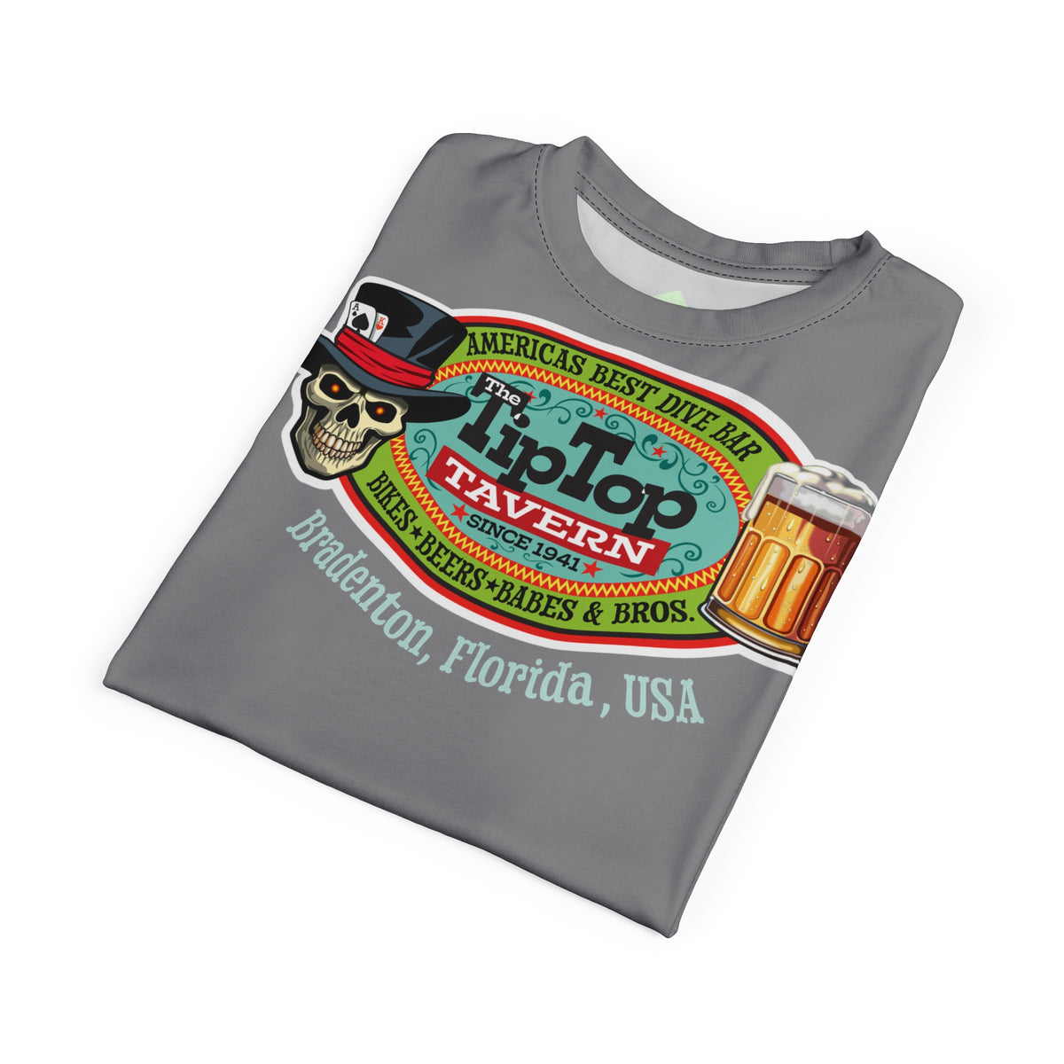 Tip Top Tavern Ace of Spades Super Tee - America's Best Dive Bar - Bikes Beers Babes & Bros.