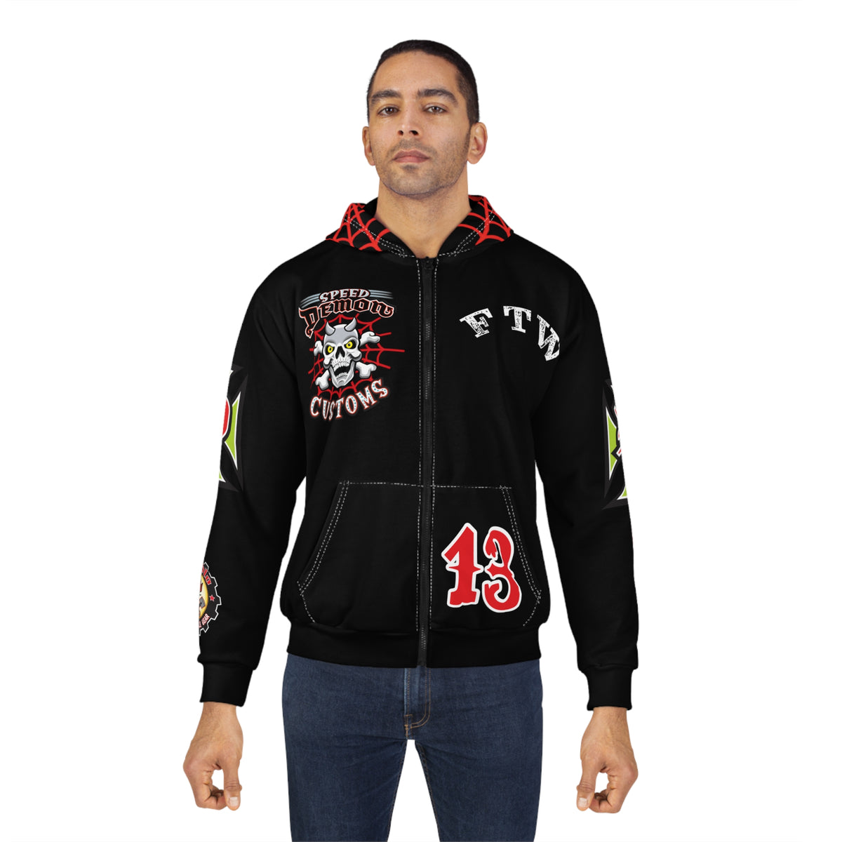 HoodZ Speed Demon Super High Quality Zip Hoodie
