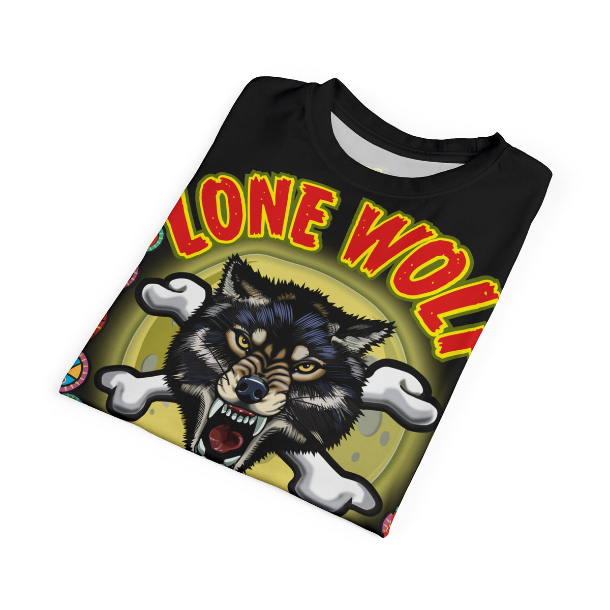 Lone Wolf Nomad HiViz Super Tee - Special Design for Independent No Club Riders