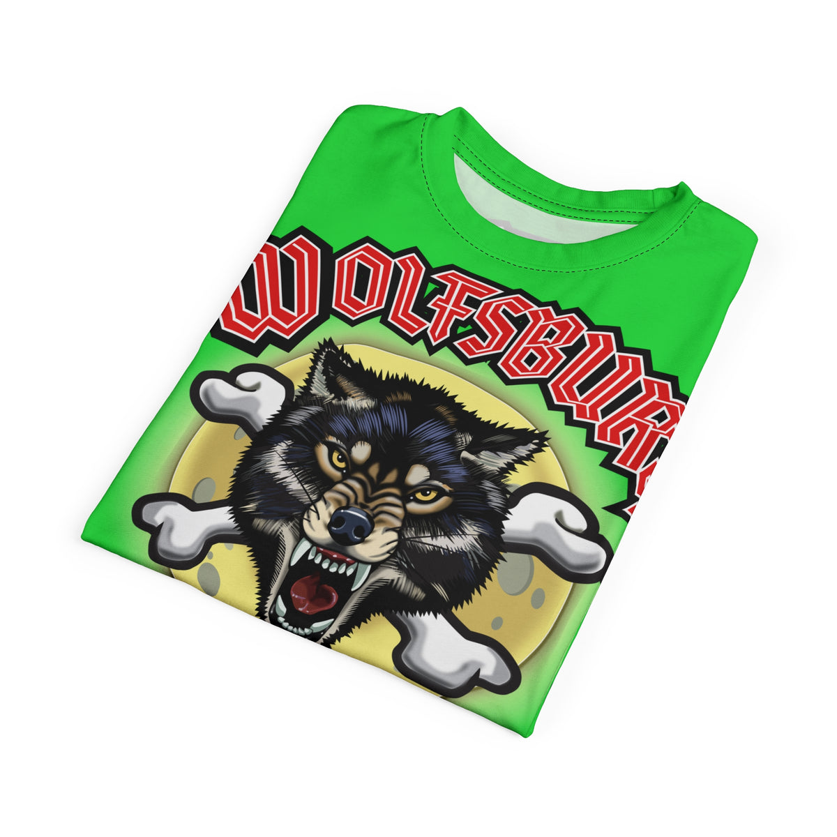 Very Special Wolfsburg Custom Cycles HiViz Graphic Super Tee for Bikers