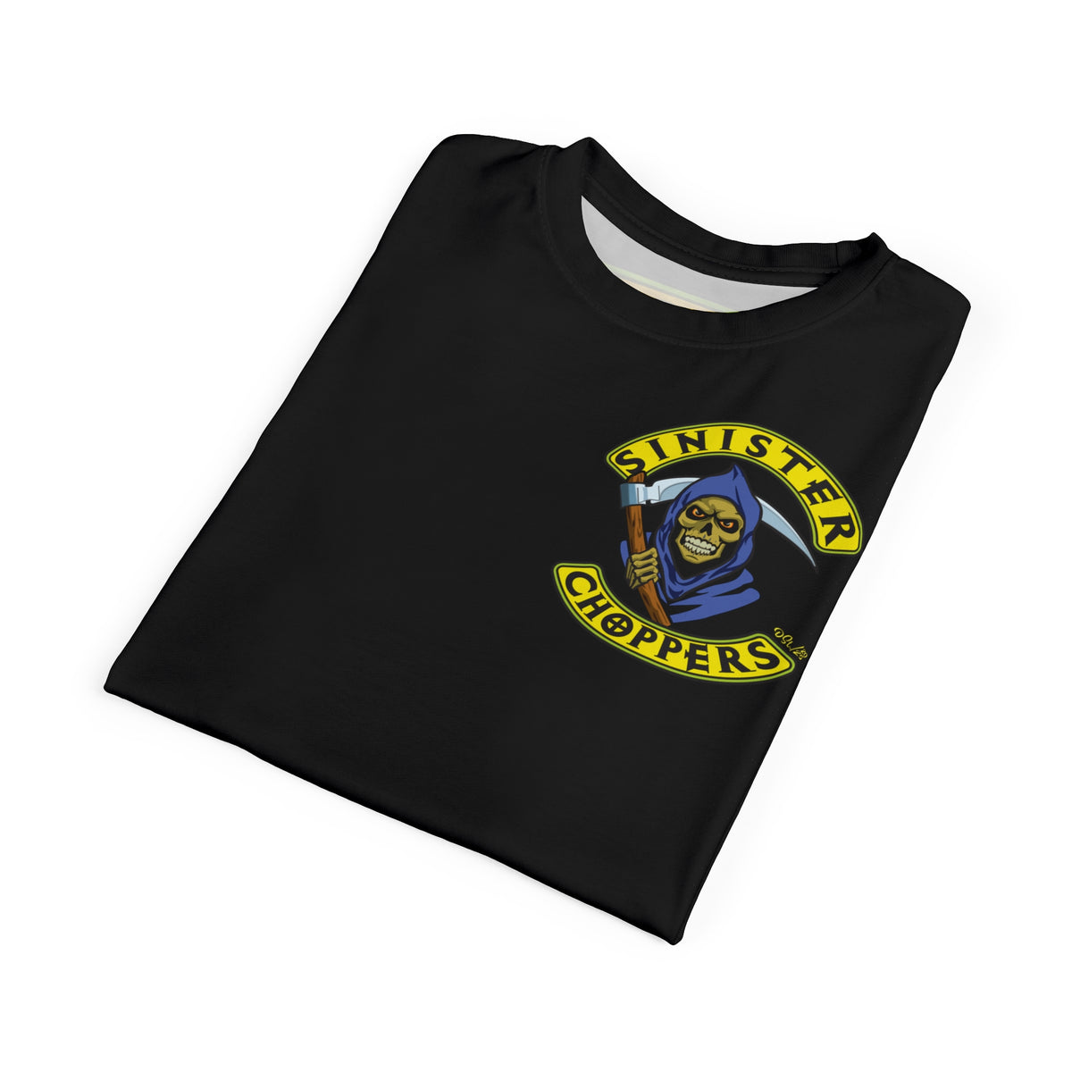 SRT Sinister Choppers Custom Motorcycles - HiViz Custom Reaper Super Tee - High Performance Riding Wear
