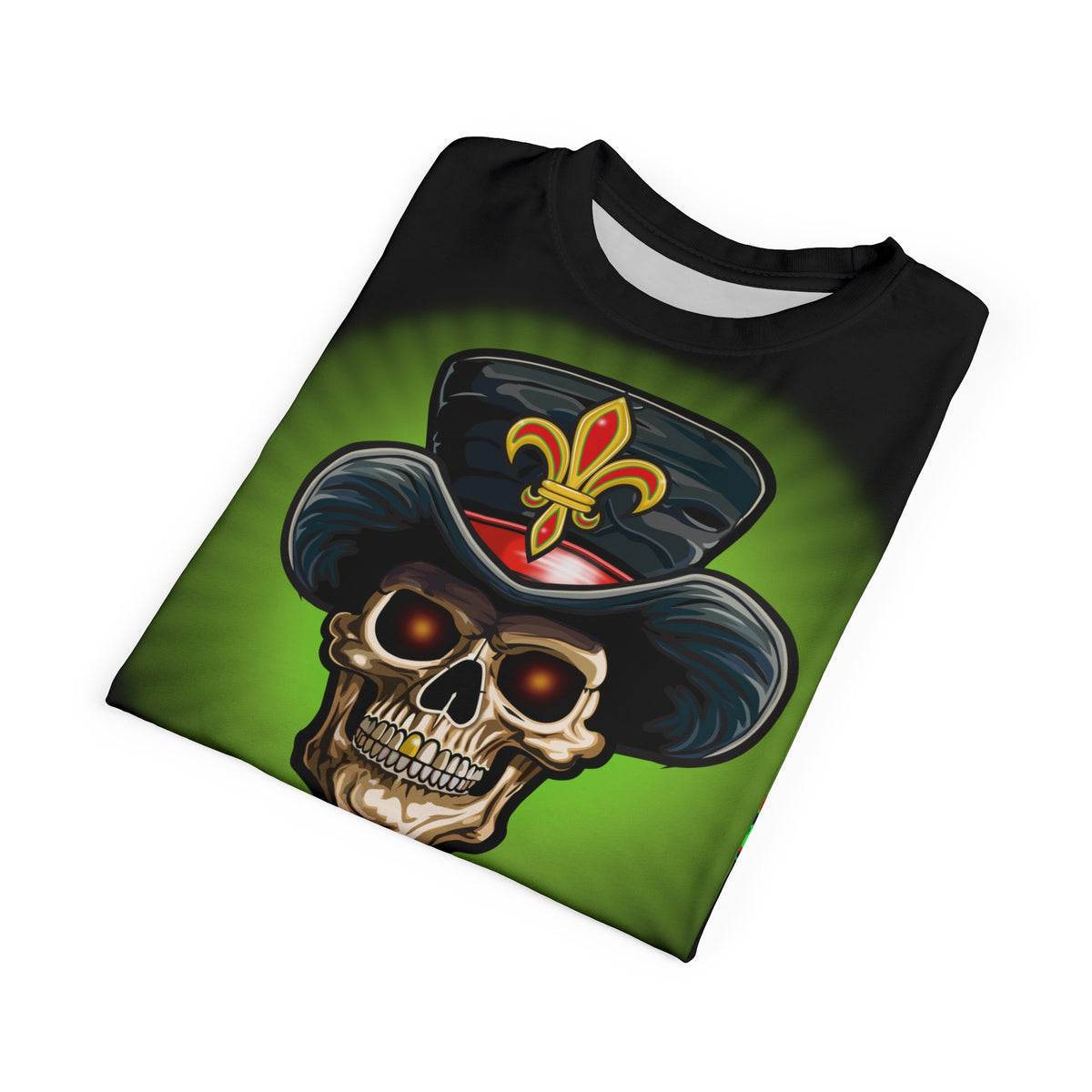 Voodoo Lucky 13 Motorcycle HiViz Super Tee, Unique Graphic Tee, Custom Riding Apparel