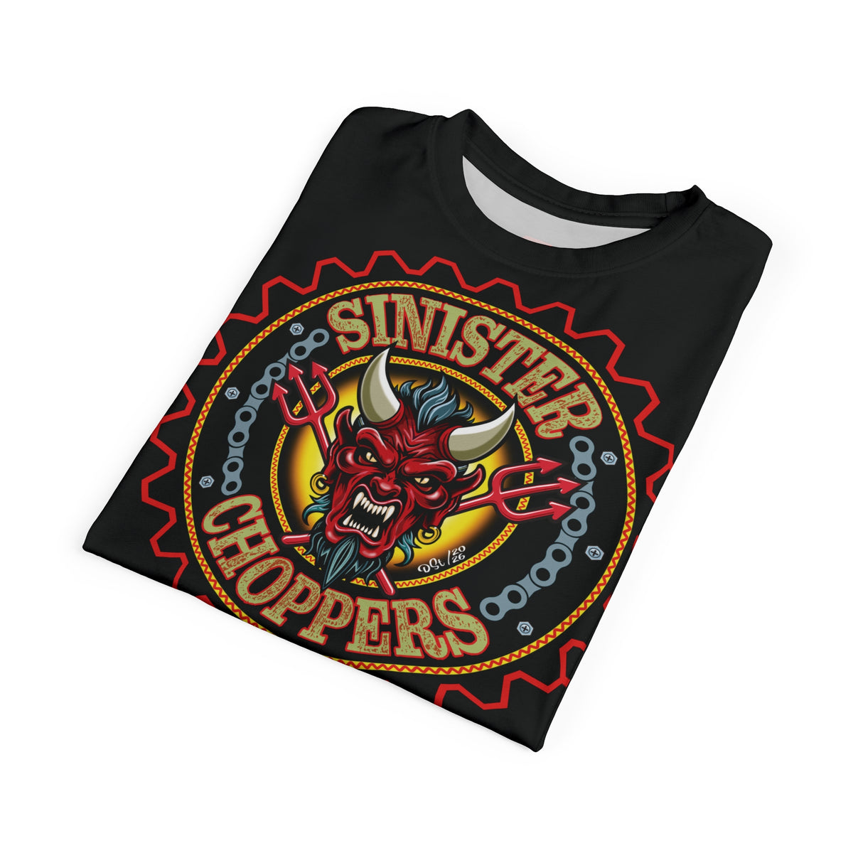 Sinister Choppers BLACKGEAR SPECIAL SUPER T— Ride Cool, Look Cool in our Best Super Tee