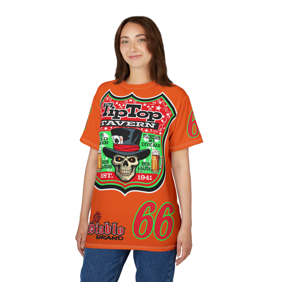 Tip Top Tavern Dive Bar Super Tee (*Limited Edition) - America's Best Dive Bar, Bikes Beers Babes & Bros. - Honouring Biker Bar Tee