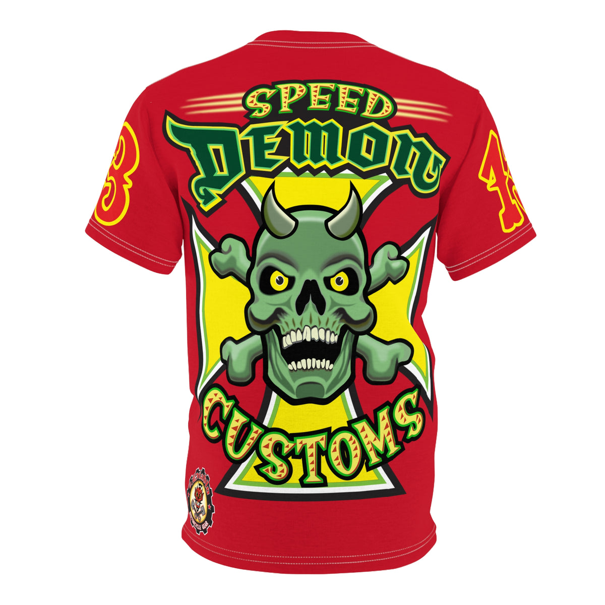 Speed Demon HiViz Unisex Cut & Sew Tee (AOP)