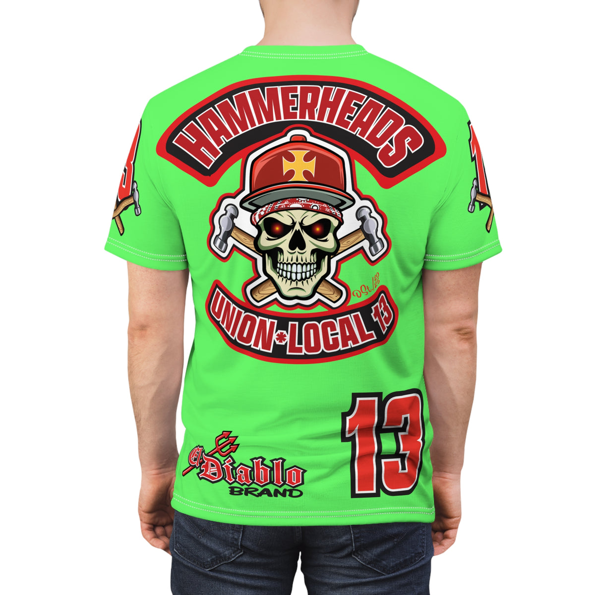 Very Special Hammerheads Union Tee — SoCal Local 519 Lumina HiViZ Graphic T-Shirt