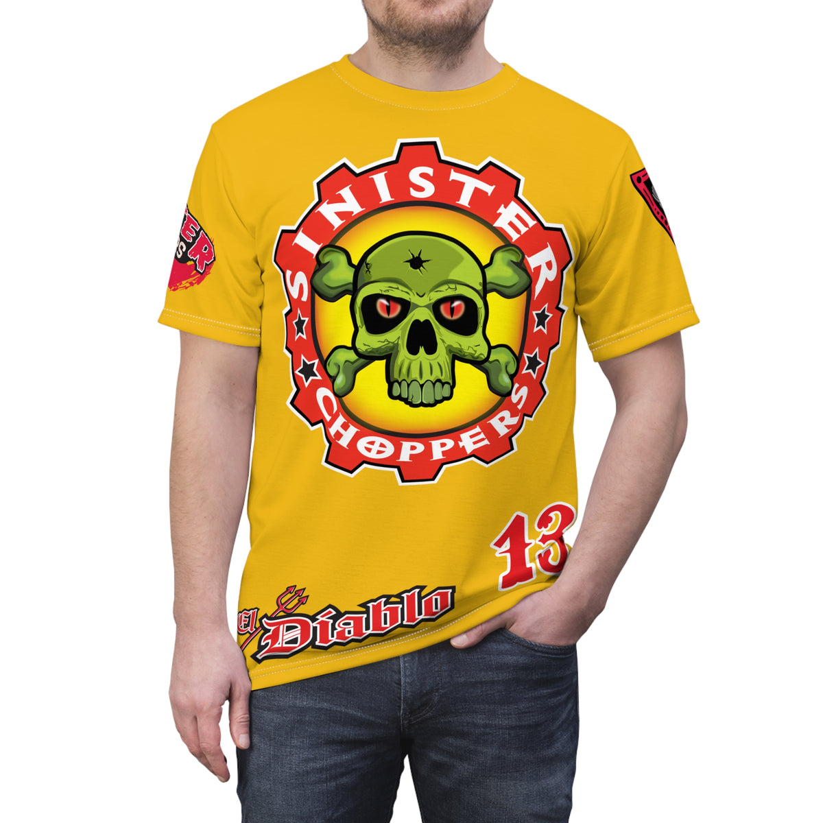 Sinister Choppers  Custom Designed HiViz Super Tee