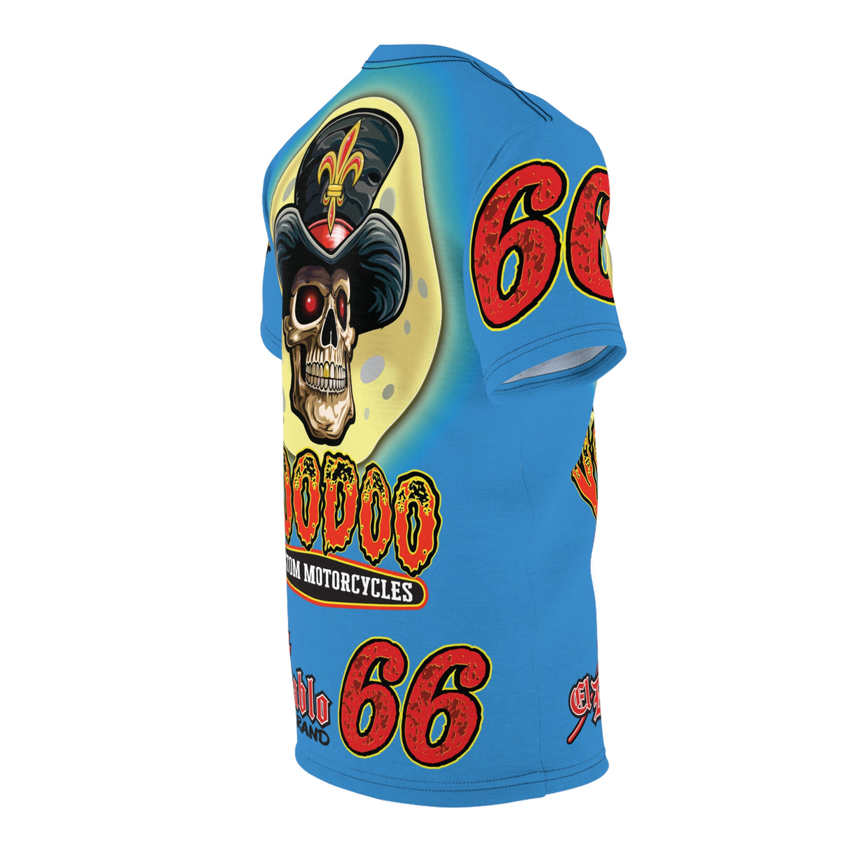 VooDoo Custom Motorcycles Route 66 Unisex Super Tee - High Performance Riding Gear