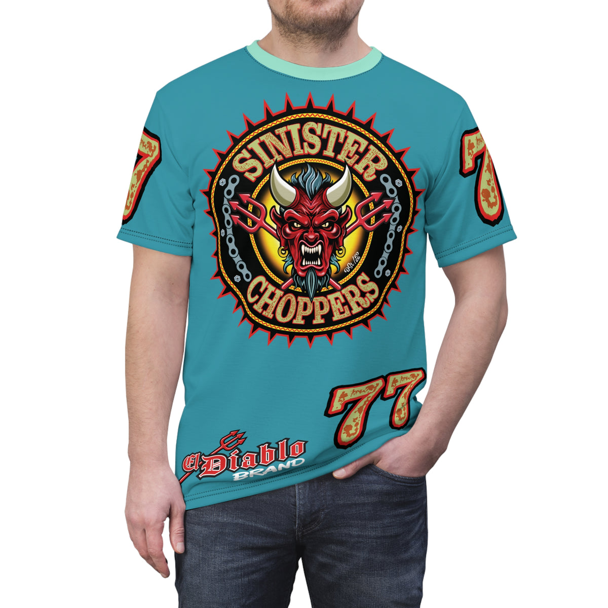Sinister Choppers BLACKSTAR SPECIAL SUPER T— Ride Cool Look Cool in our Best Super Tee