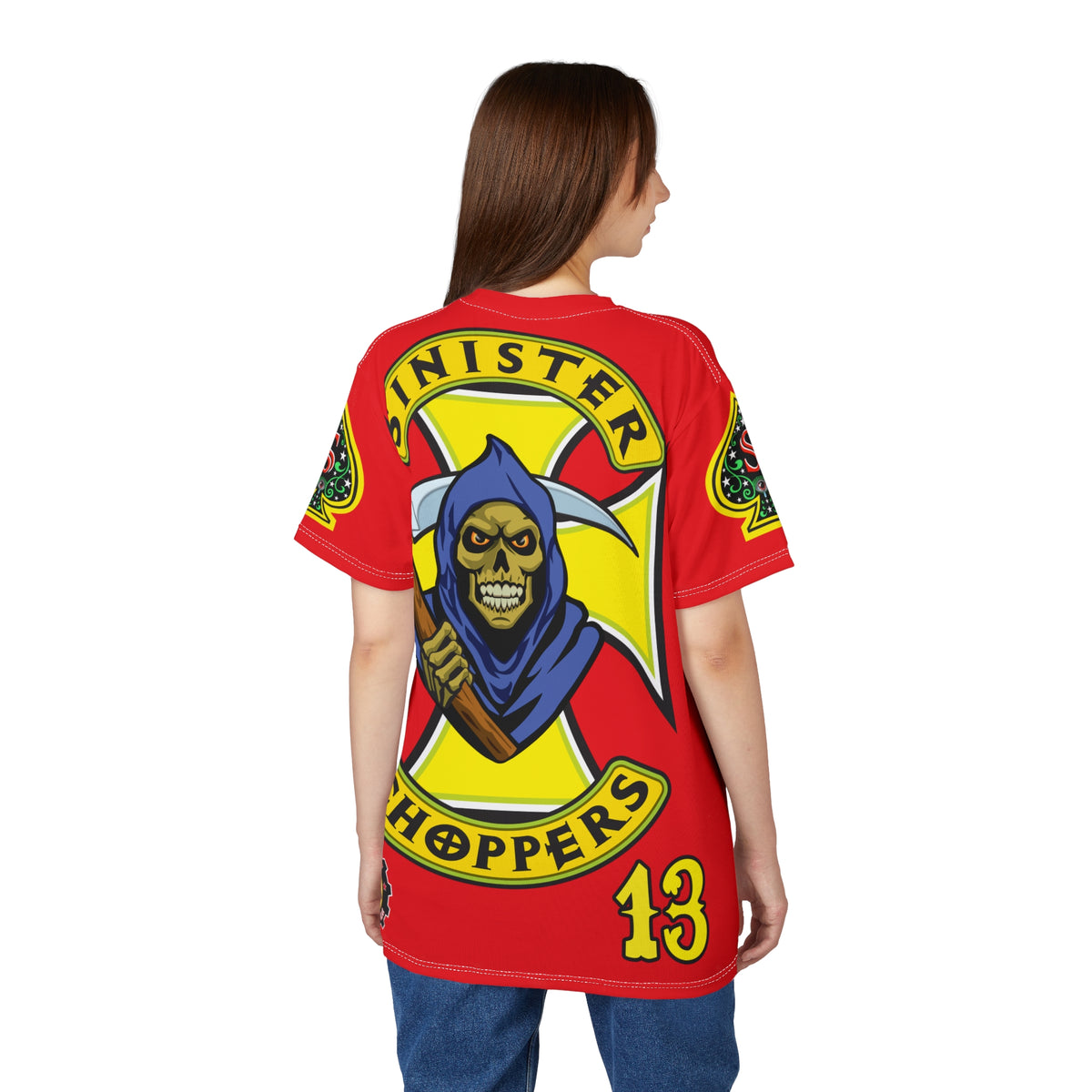 Sinister Choppers Custom Motorcycles - Reaper HiViZ Super Tee - High Performance Riding Wear