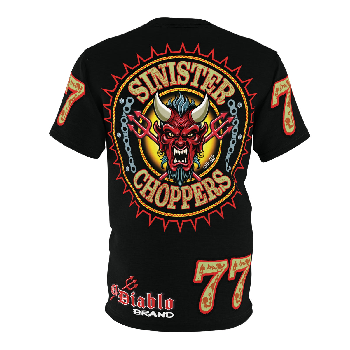 Sinister Choppers BLACKSTAR SPECIAL SUPER T— Ride Cool Look Cool in our Best Super Tee