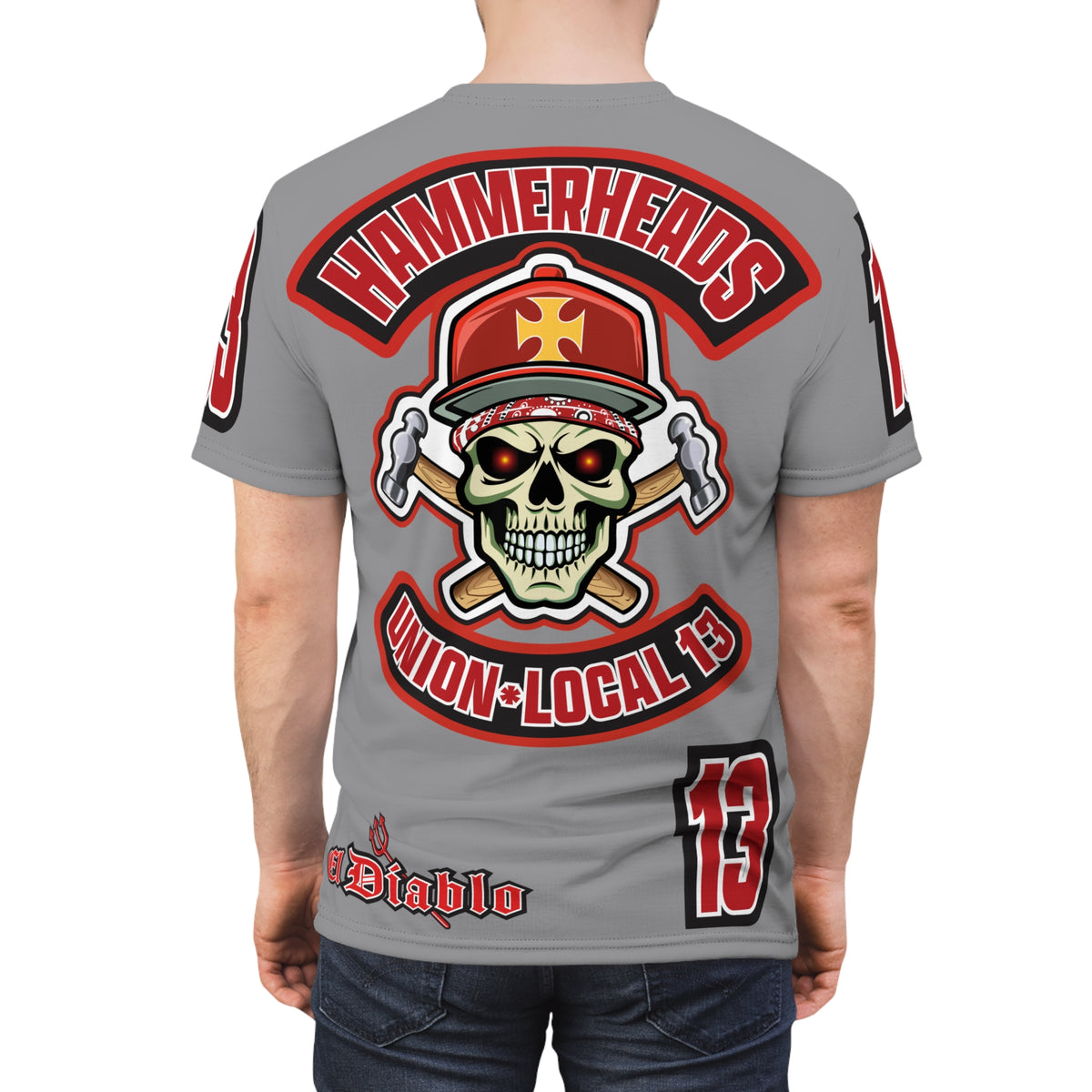 Hammerheads Union Local 13 Motorcycle Super T - Colourful High Visibility T-Shirts