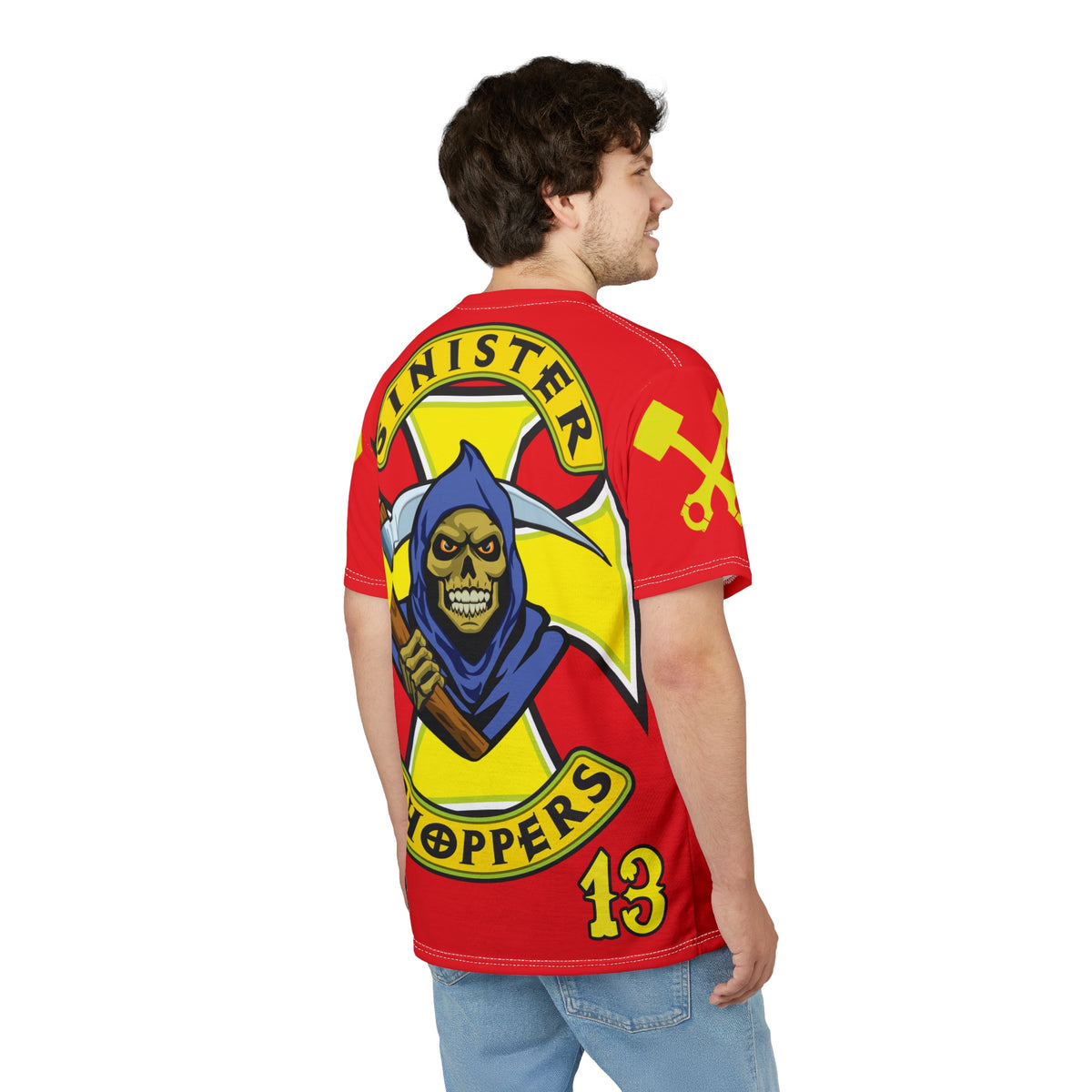 Sinister Choppers HiViz Custom Motorcycles Reaper Super Tee - High Performance Riding Wear