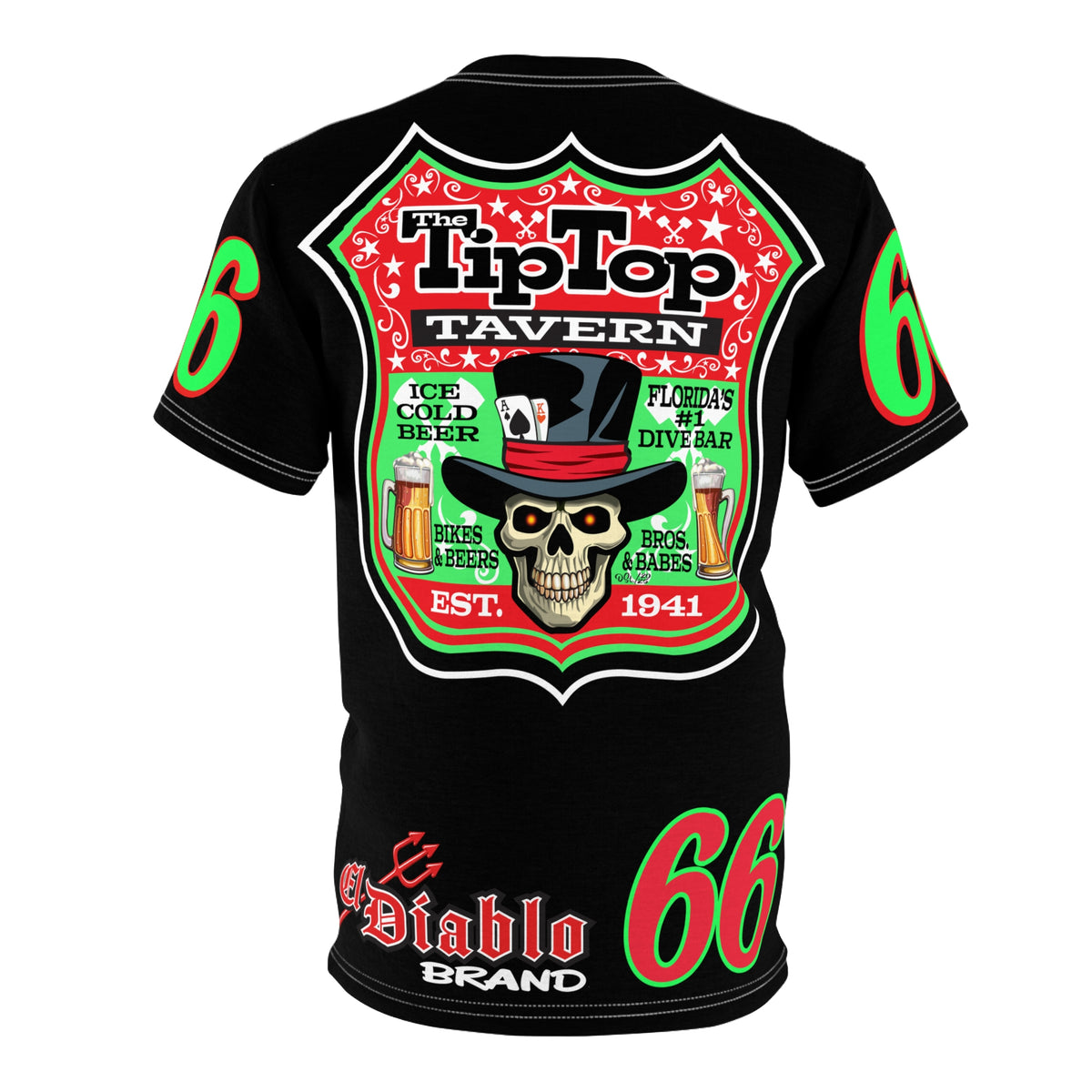 Tip Top Tavern Dive Bar Super Tee - America's Best Dive Bar - Bikes Beers Babes & Bros. -Remembering Jesse Biker Bar Tee
