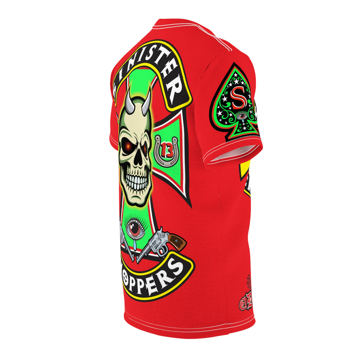 Sinister Choppers HiViz High Comfort Motorcycle Riders Super Tee